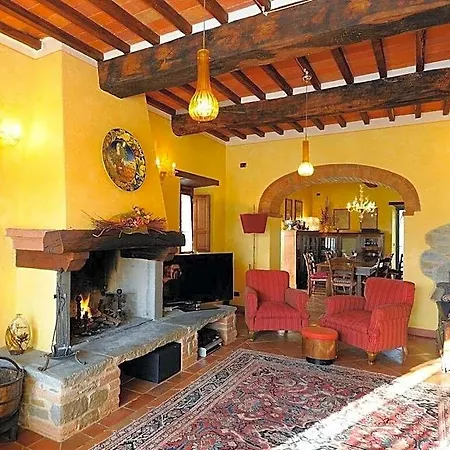 With Heated Pool Villa Bucine